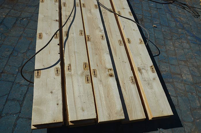 电缆轴盘木板